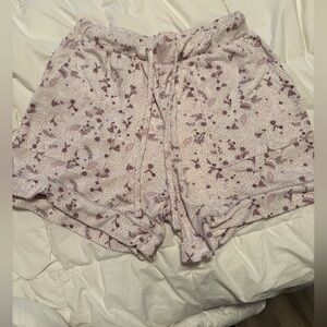 La Vie En Rose Pink Floral Sleep Shorts